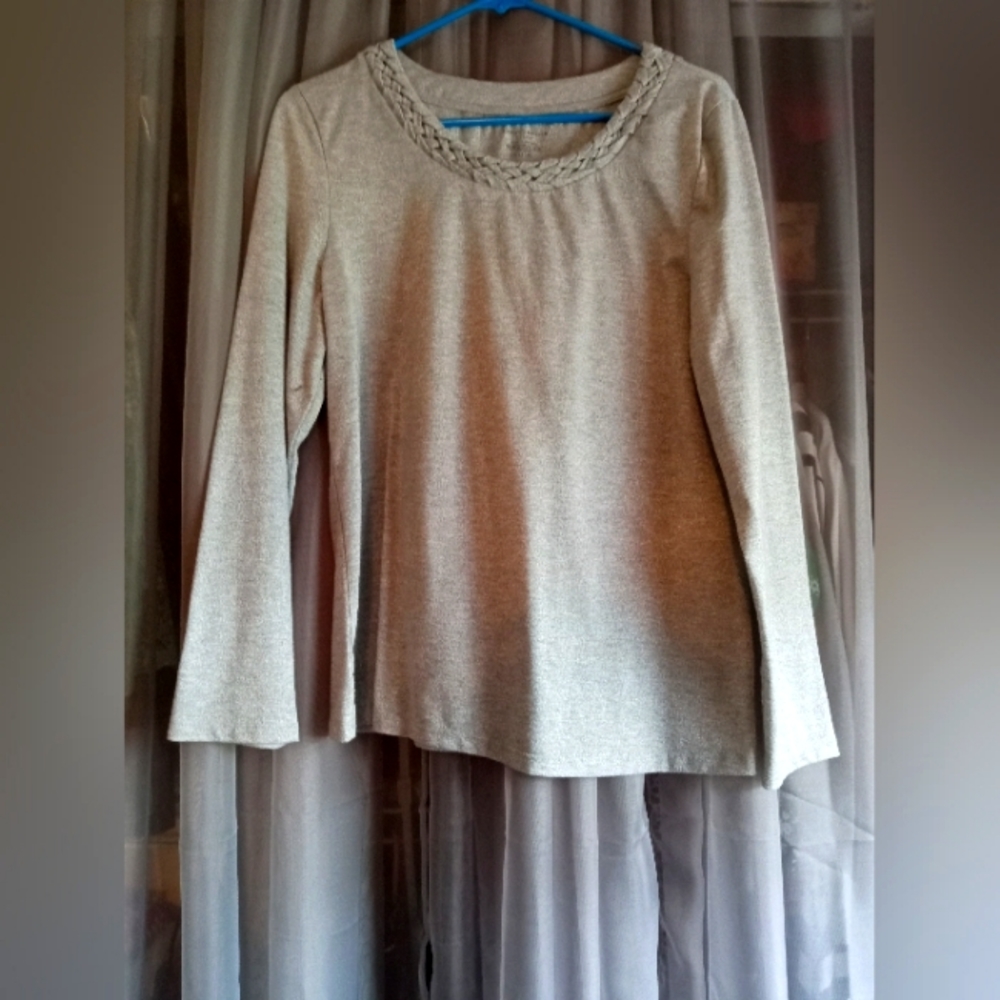 Silver Holiday Top Large